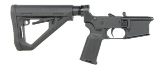 Ruger 28501 AR-15 AR Lower Receiver, Semi-Auto, Multi-Caliber, Black Anodized, MOE-K2/DT Carbine
