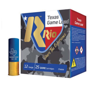 Rio Ammunition Top Game Texas Load Standard Velocity 12 Gauge 2.75 in 1-1/4 oz #6 Shot