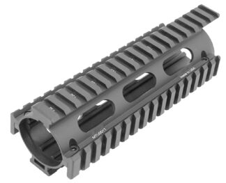 Leapers UTG Pro MTU001T M4/AR-15 Carbine Length Quad Rail Handguard, Extended, Black Anodized Aluminum