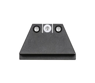 Night Fision GLK004003WGZ Suppressor Height Sights For Glock Green Tritium White Outline Front Sight-Green Tritium Black Outline Rear Sight Glock 17/17L/19