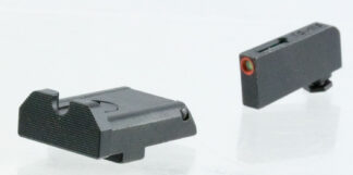 Truglo TFX Pro TG13GLAPC Tritium Fiber-Optic Front/Black Rear Glowing Sight Set for Glock