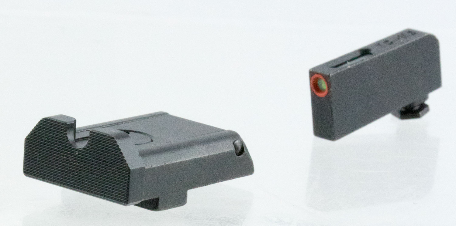 Truglo TFX Pro TG13GLAPC Tritium Fiber-Optic Front/Black Rear Glowing Sight Set for Glock