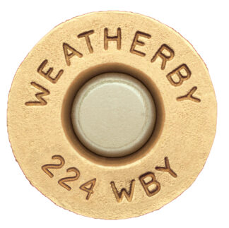 Weatherby .224 Weatherby Magnum Unprimed Rifle Brass, 20 Per Box