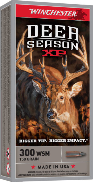 Winchester Deer Season XP .300 WSM 150 gr Poly Tip Extreme Point, 20 Rounds Per Box