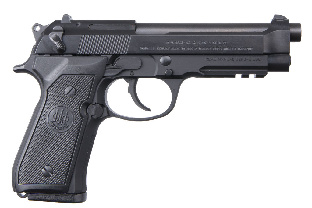 Beretta 96A1 Double-Action/Single-Action .40 S&W, 4.9 in Barrel, 10+1, Black