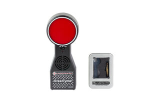 LaserLyte Steel Tyme Laser Cartridge Kit 9mm Laser Trainer Cartridge, Black and Red