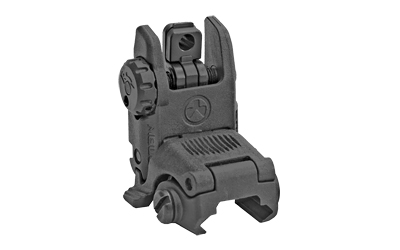 Magpul MBUS Rear Flip-Up Backup Sight, Black, Windage Adjustable