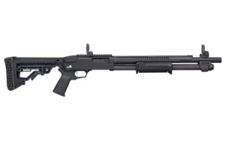 Mossberg 590R Pump-Action 12 Gauge 18.5 in, 6+1 Rounds, MBUS 3 Folding Sights