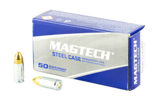 Magtech Steel 9mm 115gr Full Metal Jacket Steel Case 50 Rounds
