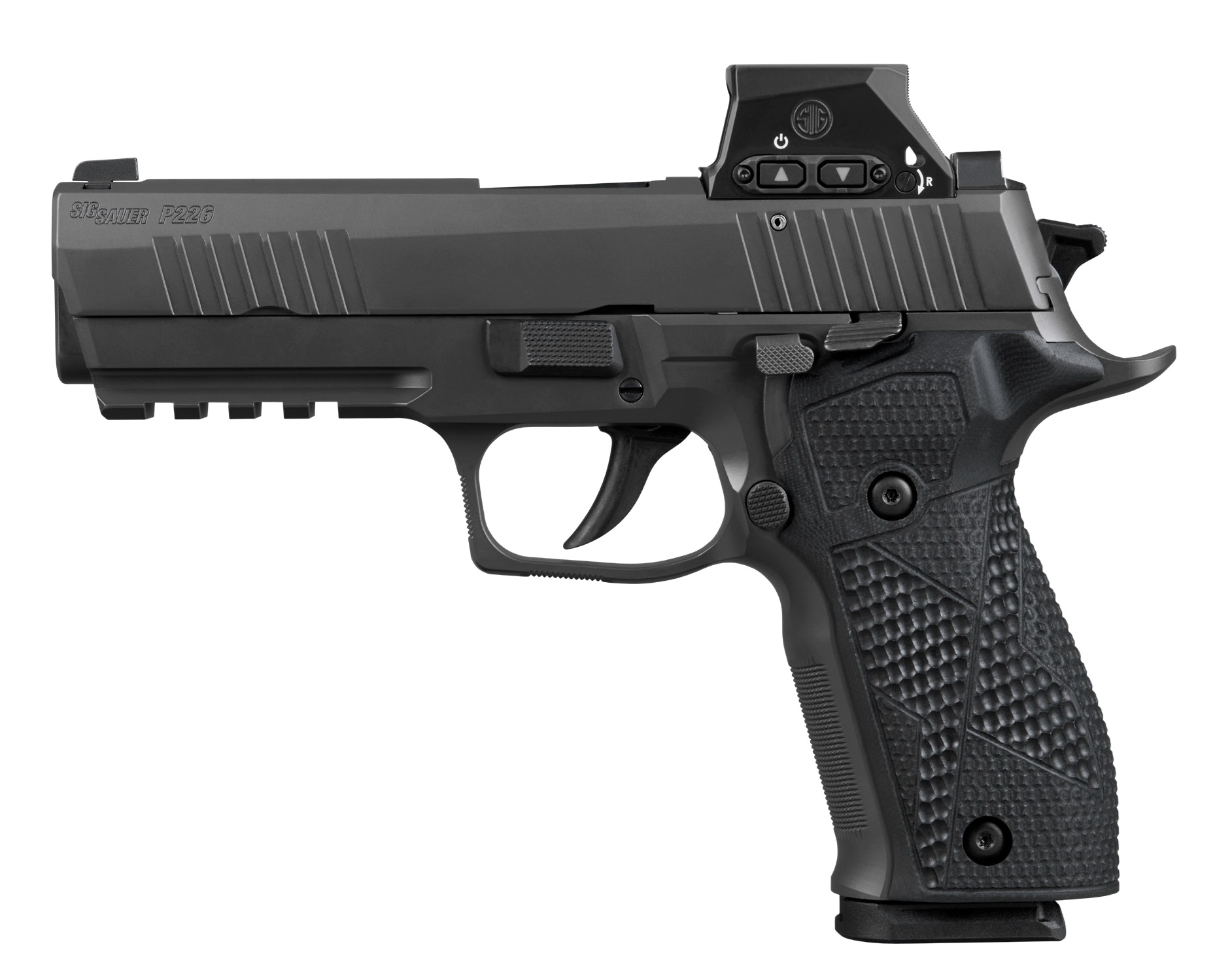 SIG Sauer P226X 9mm DA/SA 4.4 in Barrel, 10+1 Rounds, Serrated Optic Slide