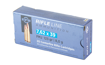 TR&Z PPU 7.62x39mm 123-Grain FMJ 20-Round Brass Case