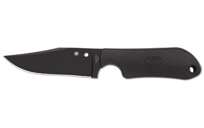 Spyderco Street Beat Lightweight 3.51 in VG-10 SS Bowie Fixed Blade Knife with Sheath
