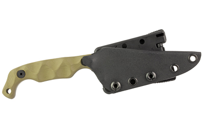 Stroup Bravo 5 Fixed Blade Knife 3.5 in Wharncliffe Blade, 1095 Steel, ODG/Black G-10 Handle