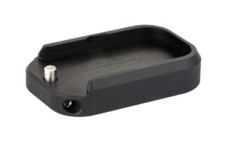 Taran Tactical GLOCK 9/40 +0 Carry Magazine Base Plate, Black Hard-Anodized Billet Aluminum