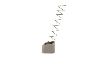 TARAN TACTICAL Firepower GLOCK-Compatible Magazine Base Pad Extension +4/+5, Titanium Gray