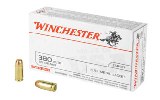 Winchester USA White Box .380 ACP 95gr FMJ 50 Rounds