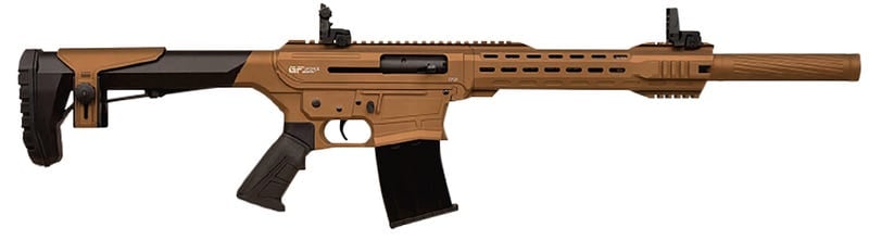 GForce Arms GF25 12 Gauge 18.5 in Semi-Auto Shotgun, Bronze Finish, 5+1 Rounds