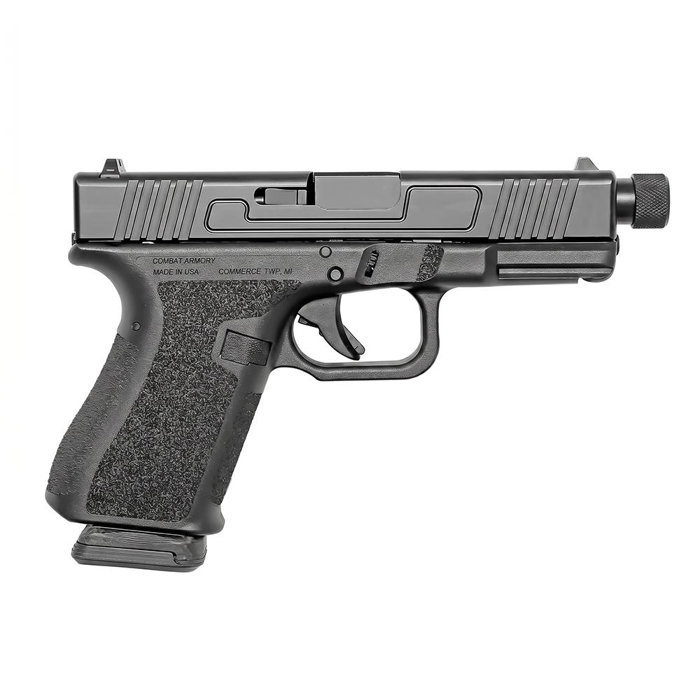 Combat Armory CA19 9mm Luger DAO 4.49 in Threaded Barrel Black