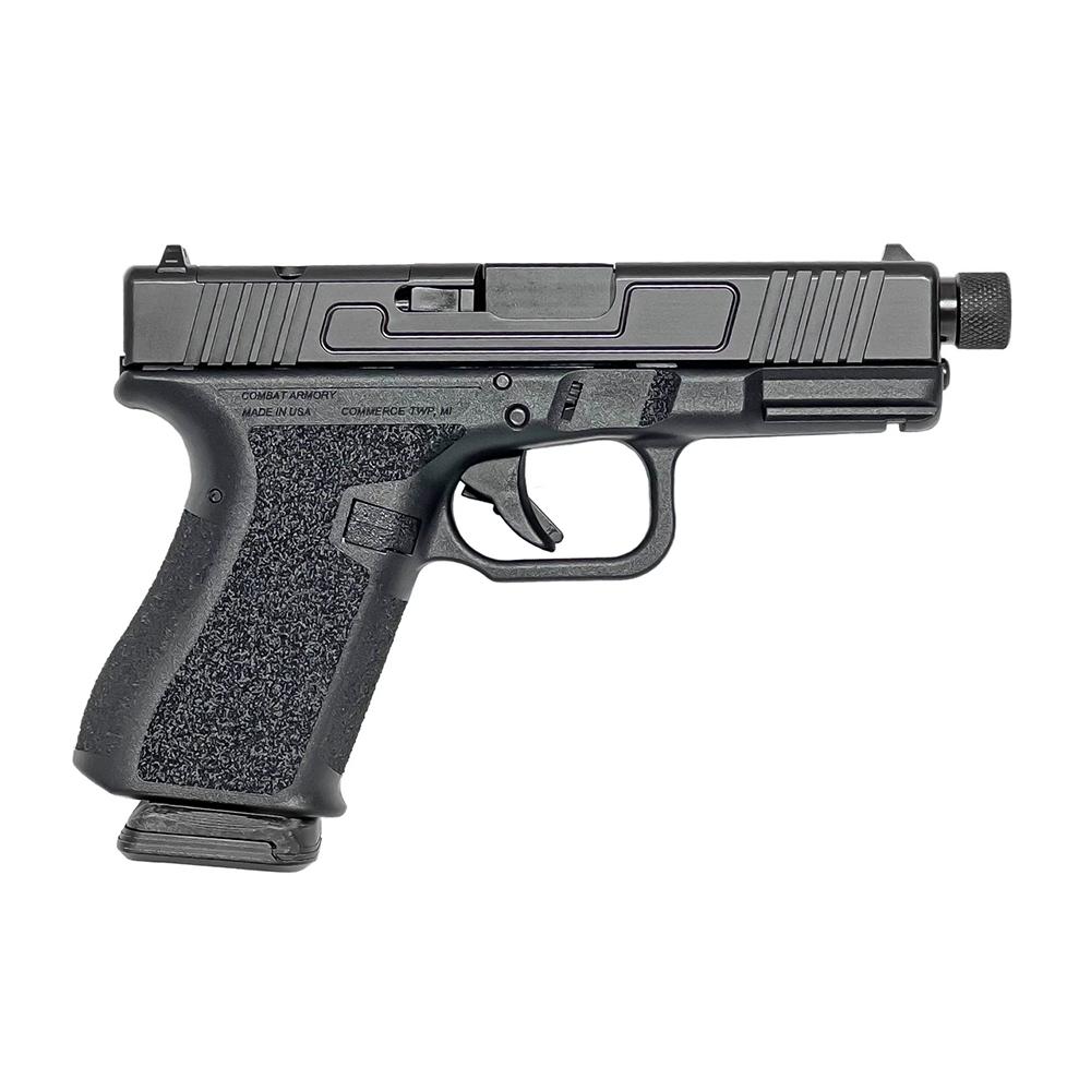 Combat Armory CA19 9mm Luger DAO 4.49 in Threaded Barrel Black