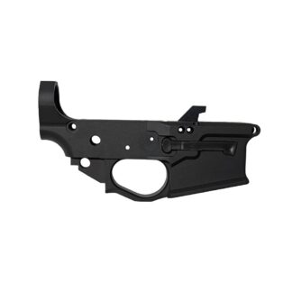 Combat Armory Billet AR-9 Lower Receiver Stripped, Black