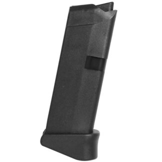 Glock 43 9mm Luger 6-Round Factory Magazine Black with Extension