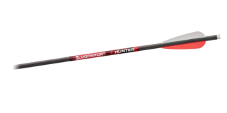 GSM Bloodsport Hunter Crossbow Bolts .300" ID, 300 Spine, 22 in, 300 gr, Half Moon Nocks (6-Pack)