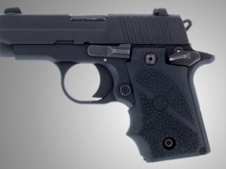 Hogue Rubber Grip Pistol Grip for SIG P238 with Finger Grooves (Black)