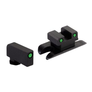 Ameriglo AC-806 Optic Compatible Sight Set for Glock 43X/48 a-Cut, Green Tritium, Black Outline