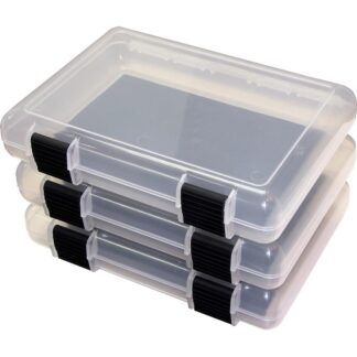 MTM In-Safe Storage Case 9 in Clear 3-Pack