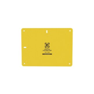 Caldwell AR500 Long Range Plate Target 18 x 24 in, Bright Yellow Powder Coat