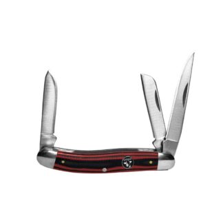 ABKT Cattleman Stockman Cowhand Series Knife 3 Blades Red