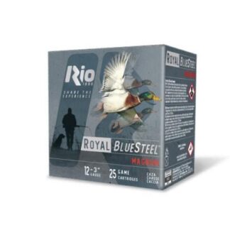 Rio Royal BlueSteel Bismuth Pro Fusion Magnum 12 Gauge 3 in, 1 1/5 oz #2 Shot, 25 Rounds