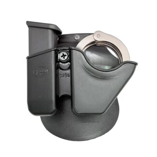 FOBUS CU9G Combo Pouch for Glock & S&W M&P 2.0 9mm Double-Stack Mag, Polymer, Black