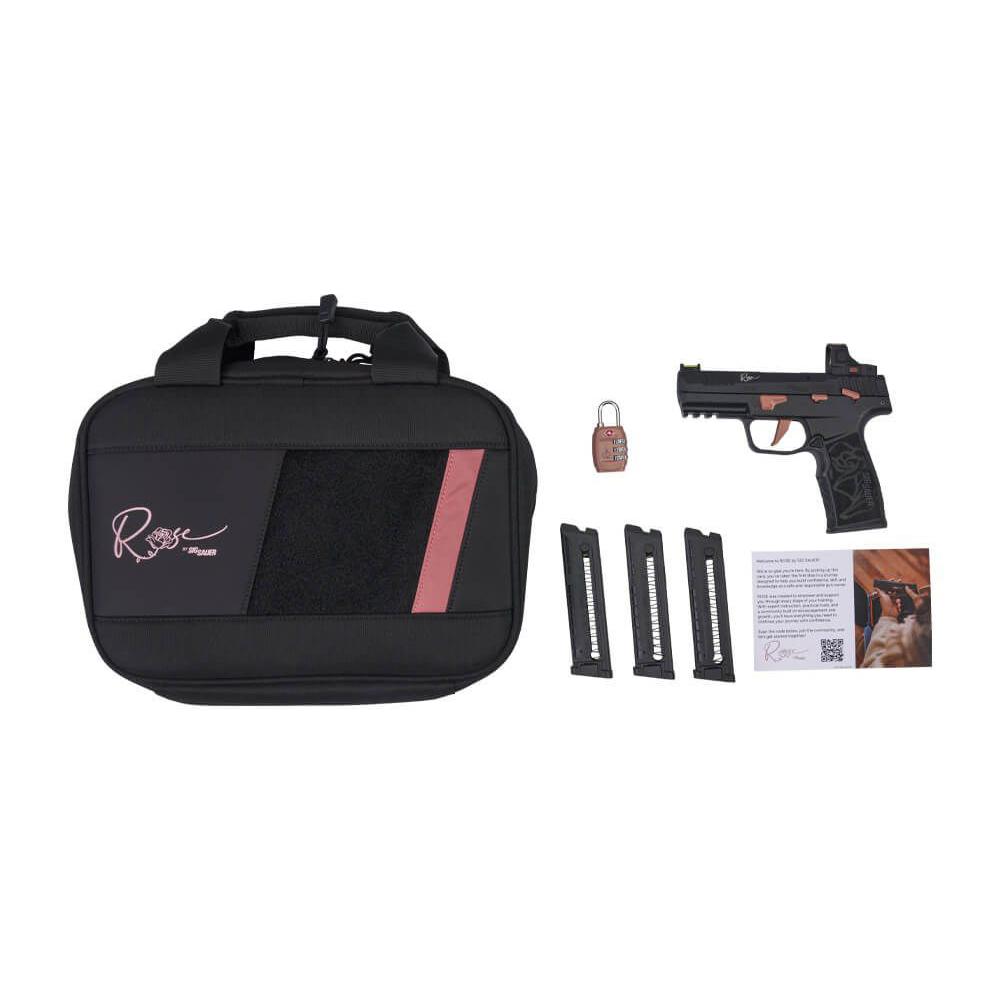 SIG Sauer P322 ROSE ROMEO-RS .22 LR 4 in Black with ROSE Gold Accents