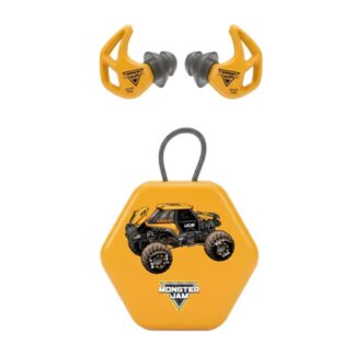 AXIL Monster Jam X20 Ear Plugs 17dB/19dB Noise Reduction, Digatron Yellow