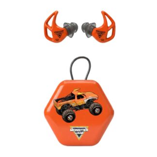 AXIL X20 Monster Jam Ear Plugs, 17dB or 19dB Noise Reduction, El Toro Loco Orange