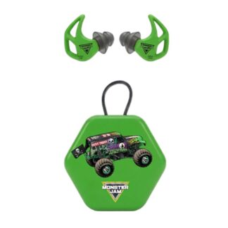 AXIL Monster Jam X20 Ear Plugs 17dB or 19dB, Grave Digger Green