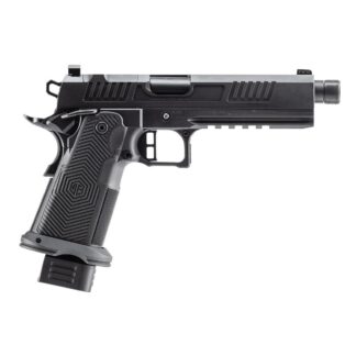 Alpha Foxtrot AF1911-Romulus MOS Adapter Handgun 9mm Luger 17(1) & 20rd(1) Magazines 5" Threaded Barrel DLC Black
