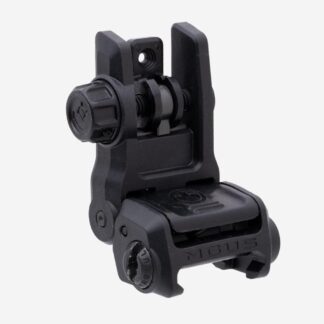 Magpul MBUS 3 Rear Sight Folding, Black, Rapid-Select Aperture, Ambidextrous Push-Button