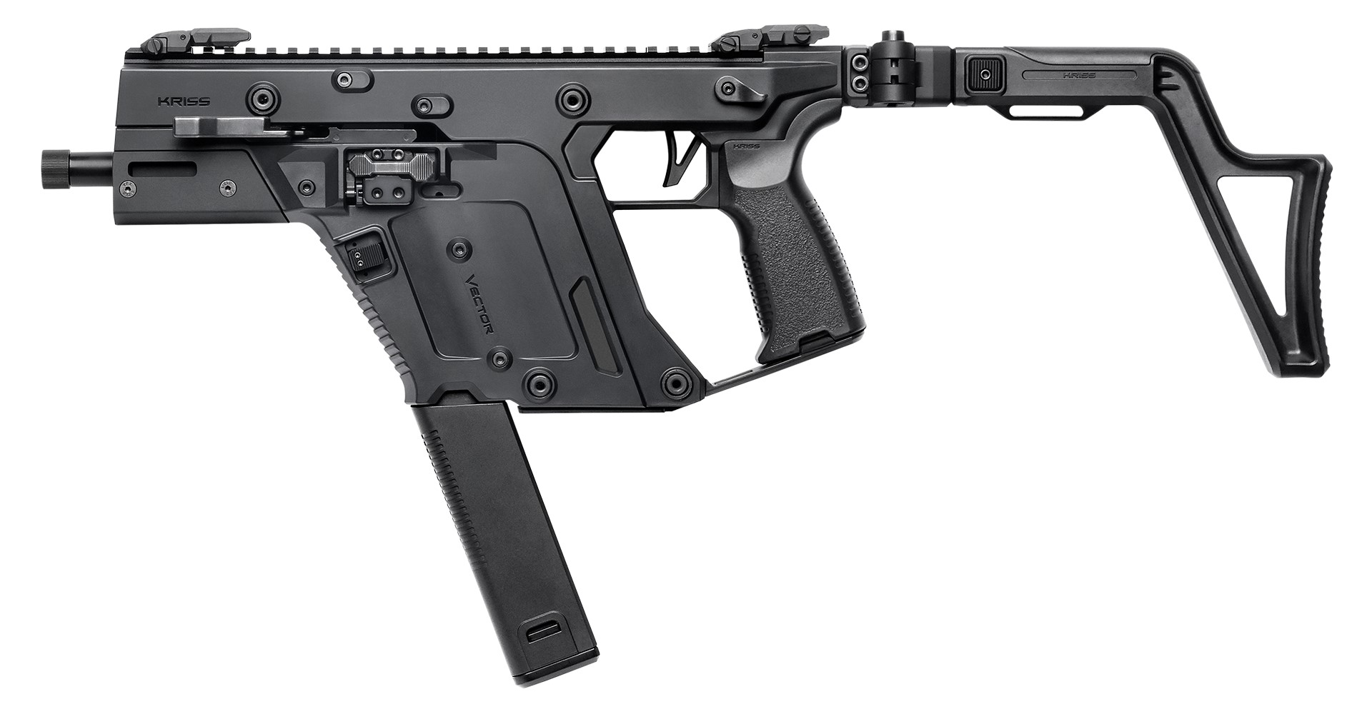 KRISS TDI Vector SBR 10mm 5.5 in Barrel, Black, 33+1 Capacity