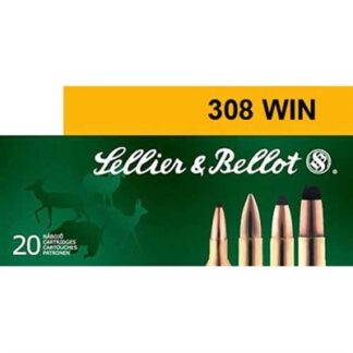 Sellier & Bellot .308 Winchester 168 Grain HPBT 20-Round Box
