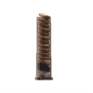 Elite Tactical Systems Group 9mm 12-Round Extended Magazine for Smith & Wesson Shield (Carbon Smoke)