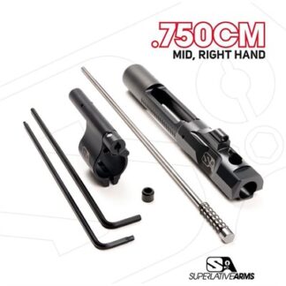 AR-15 ADJ PISTON SYSTEM W/CLAMPON .750'' GAS BLOCK MID RH