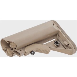 LMT Defense SOPMOD Mil-Spec Collapsible Buttstock, Tan