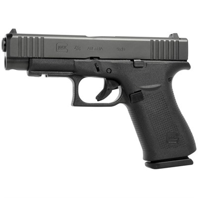 Glock 48 9mm Semi-Auto 4.17 in Barrel, 15+1 Rounds, Black