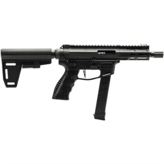 GForce Arms Jawbone Hybrid Semi-Auto 9mm 5 in Barrel Black QPQ, 1 x 33-Round Magazine
