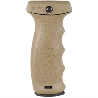 Mission First Tactical REACT Ergonomic Vertical Grip, Scorched Dark Earth