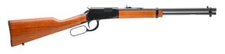 Rossi Rio Bravo .22 WMR Lever Action Rifle, 20 in, Polished Black, German Beechwood Stock