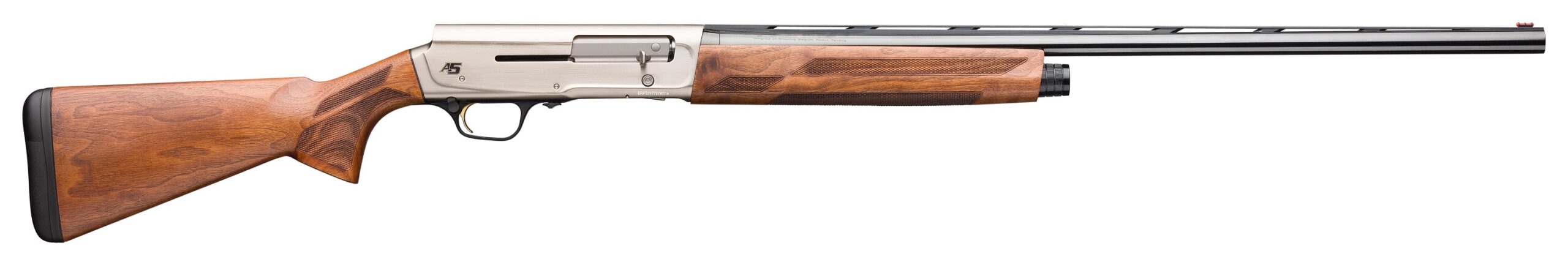 Browning A5 Upland 20 Gauge 28 in Semi-Auto Shotgun, 4+1 Rounds, Nickel/Black/Walnut