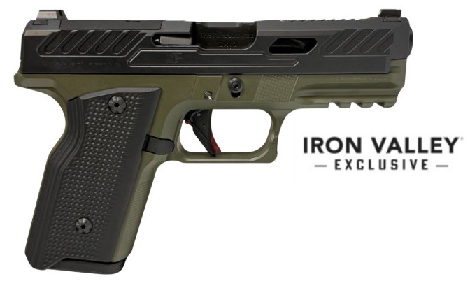 Fusion Firearms XF Pro 4 in 9mm Semi-Auto Black/ODG (2) 15rd
